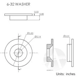 6-32 Vindicoat Aluminum Fastener Inserts 17 6-32 Vindicoat Aluminum Fastener Inserts -Estes || Quest || DYNASTAR Sales 0322c8bfaaabc71f05dee8ca3966273d.image .700x700