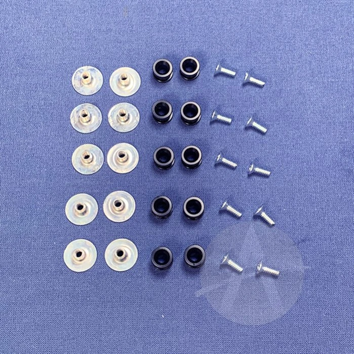 Standard Rail Button (fits 1" Rail - 1010) - 5 SET BULK PACK 3 Standard Rail Button (fits 1" Rail - 1010) - 5 SET BULK PACK