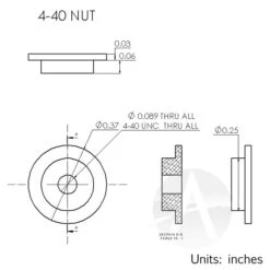 4-40 Vindicoat Aluminum Fastener Inserts 16 4-40 Vindicoat Aluminum Fastener Inserts -Estes || Quest || DYNASTAR Sales 6f7a0dd61935b9acca46cd3c9b2ea00f.image .700x700