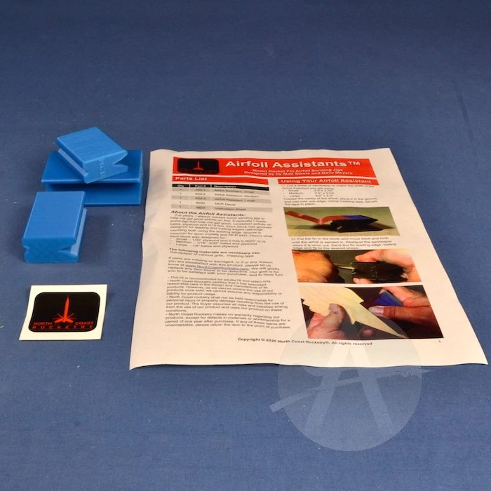 Airfoil Assistants Fin Airfoil Sanding Blocks 4 Airfoil Assistants Fin Airfoil Sanding Blocks - Image 2